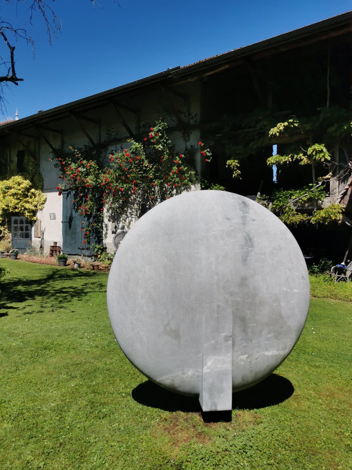 sculpture de dos après nettoyage